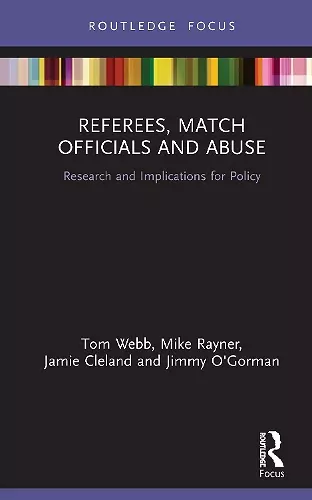 Referees, Match Officials and Abuse cover