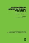 Management Issues in China: Volume 2 cover