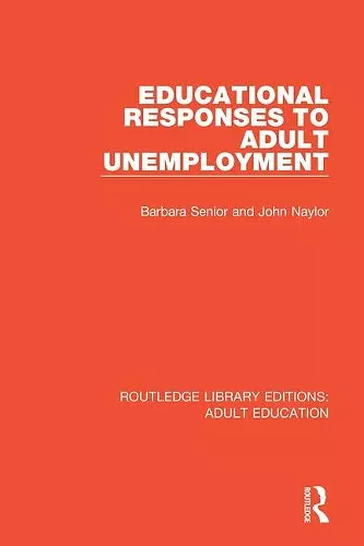 Educational Responses to Adult Unemployment cover