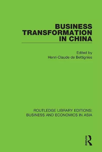 Business Transformation in China cover