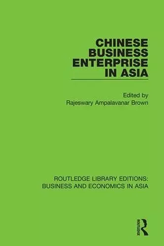 Chinese Business Enterprise in Asia cover