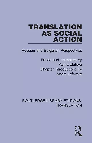 Translation as Social Action cover