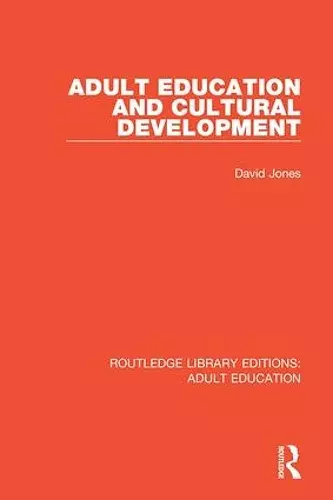 Adult Education and Cultural Development cover