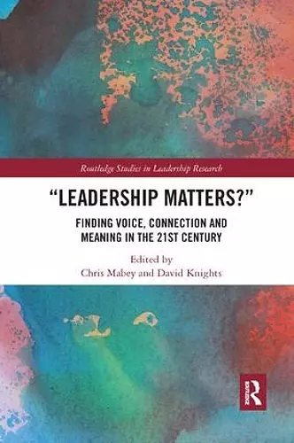 Leadership Matters cover