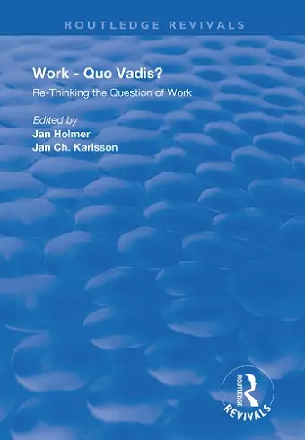 Work: Quo Vadis? cover