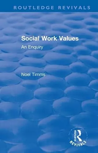 Social Work Values cover