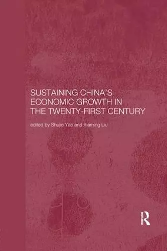 Sustaining China's Economic Growth in the Twenty-first Century cover