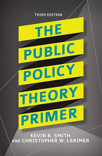 The Public Policy Theory Primer cover