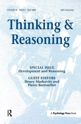 Development and Reasoning cover