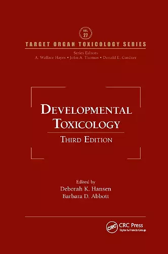 Developmental Toxicology cover