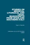 Studies on Medieval Liturgical and Legal Manuscripts from Spain and Southern Italy cover