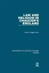 Law and Religion in Chaucer's England cover