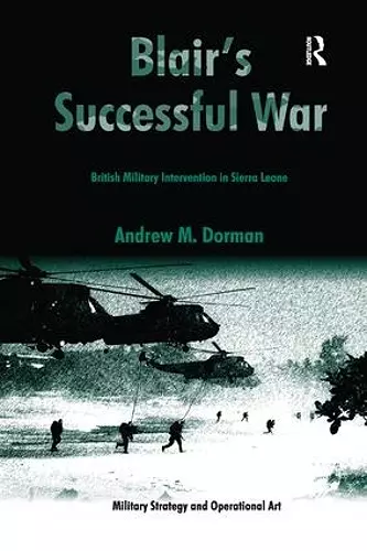 Blair's Successful War cover