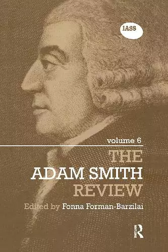 The Adam Smith Review, Volume 6 cover