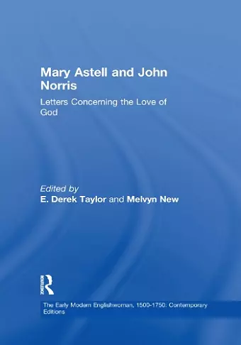 Mary Astell and John Norris cover