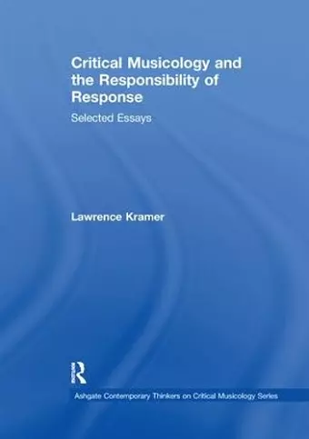 Critical Musicology and the Responsibility of Response cover