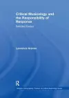 Critical Musicology and the Responsibility of Response cover