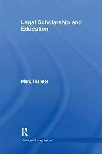 Legal Scholarship and Education cover