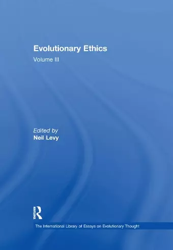 Evolutionary Ethics cover