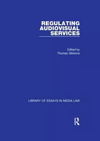 Regulating Audiovisual Services cover