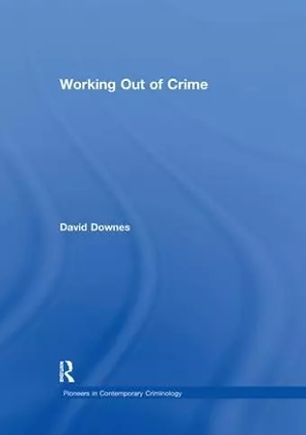 Working Out of Crime cover