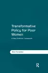 Transformative Policy for Poor Women cover