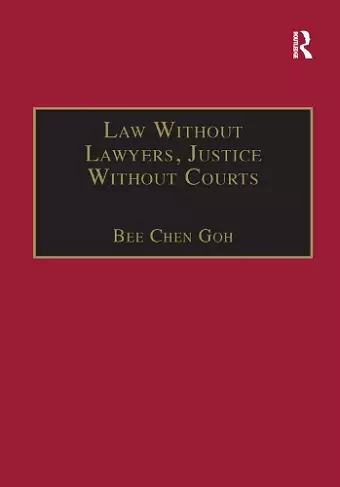 Law Without Lawyers, Justice Without Courts cover