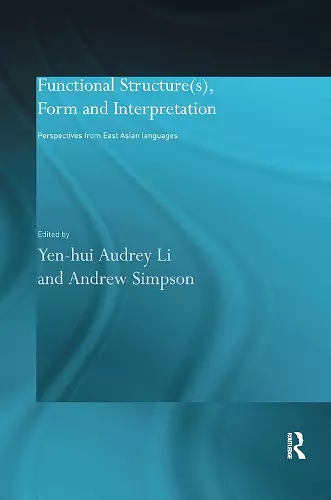 Functional Structure(s), Form and Interpretation cover