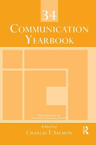 Communication Yearbook 34 cover