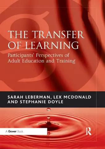 The Transfer of Learning cover