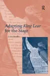 Adapting King Lear for the Stage cover