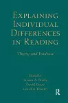 Explaining Individual Differences in Reading cover