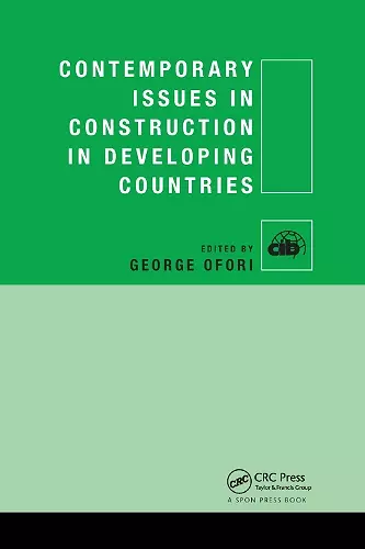 Contemporary Issues in Construction in Developing Countries cover