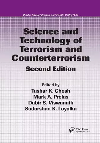 Science and Technology of Terrorism and Counterterrorism cover