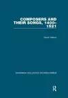 Composers and their Songs, 1400–1521 cover