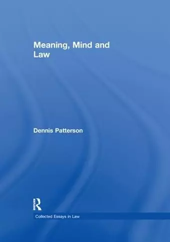 Meaning, Mind and Law cover