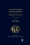 Two Early Modern Marriage Sermons cover