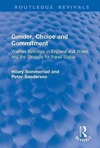 Gender, Choice and Commitment cover