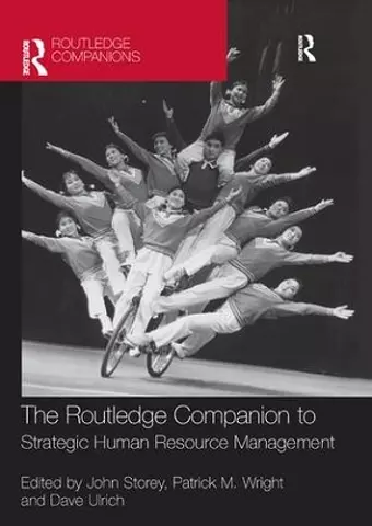 The Routledge Companion to Strategic Human Resource Management cover