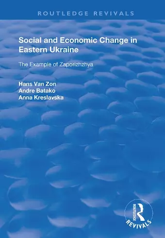 Social and Economic Change in Eastern Ukraine cover