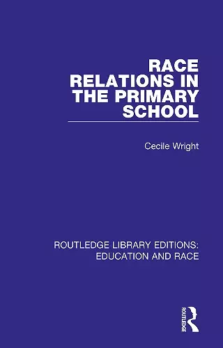 Race Relations in the Primary School cover