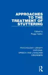 Approaches to the Treatment of Stuttering cover