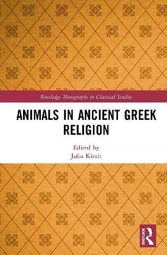 Animals in Ancient Greek Religion cover