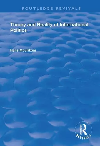 Theory and Reality of International Politics cover