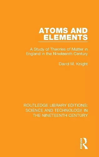 Atoms and Elements cover