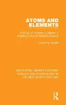 Atoms and Elements cover