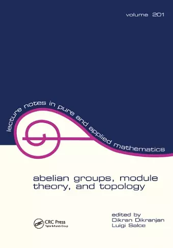 Abelian Groups, Module Theory, and Topology cover