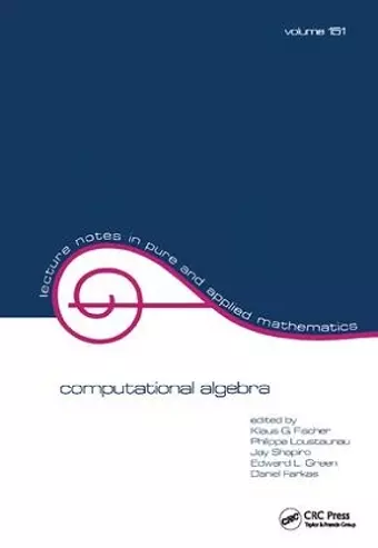 Computational Algebra cover