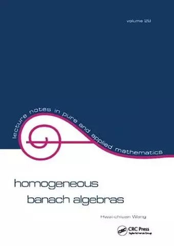 Homogeneous Banach Algebras cover