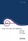 Rings, Groups, and Algebras cover